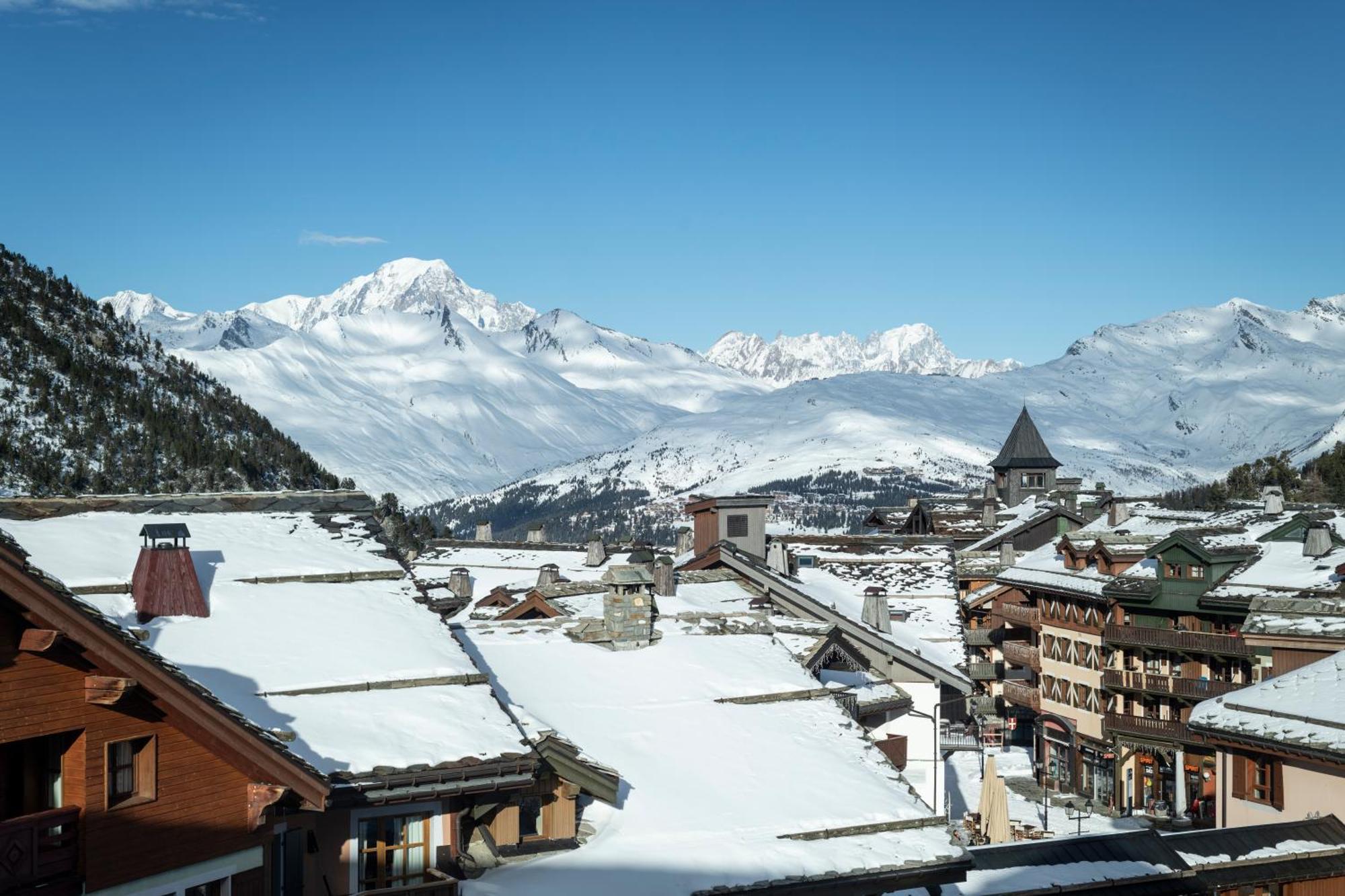 Appt Renove, 6 Personnes Arc 1950 Vue Exceptionnelle Montblanc, Sauna, Hammam, Piscine Int Et Ext Les Arcs  Buitenkant foto