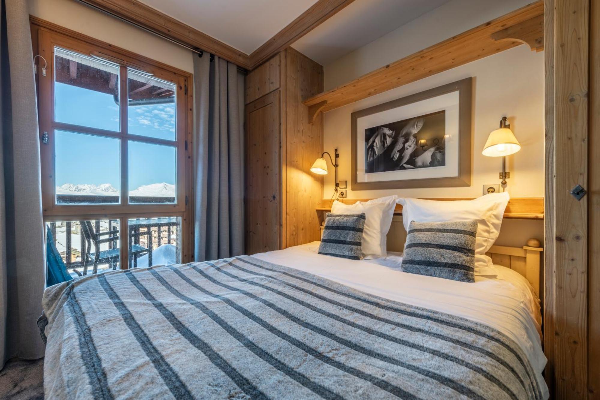 Appt Renove, 6 Personnes Arc 1950 Vue Exceptionnelle Montblanc, Sauna, Hammam, Piscine Int Et Ext Les Arcs  Buitenkant foto